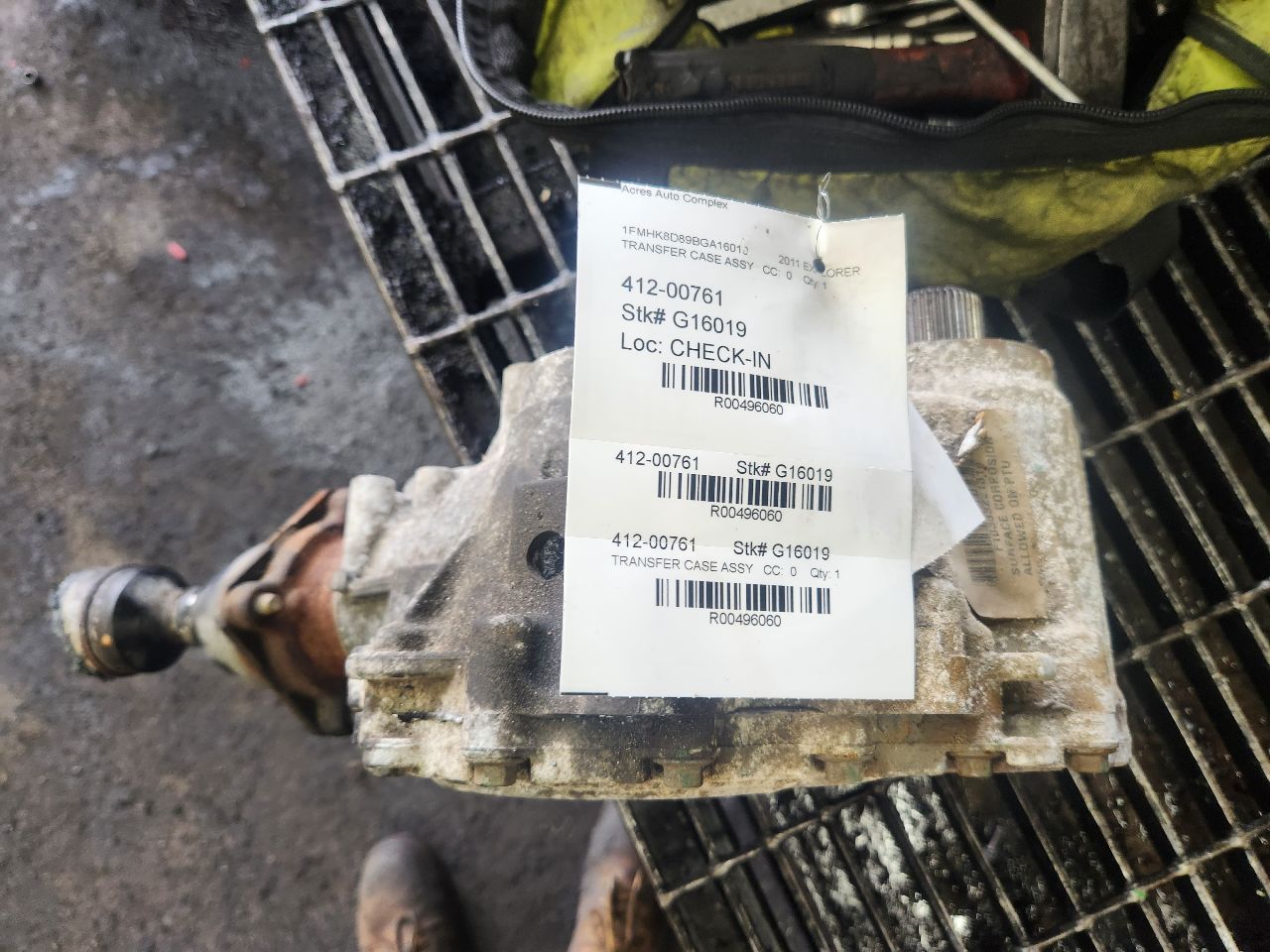 2011 FORD EXPLORER 6cyl Gasoline 3.5 TRANSFER CASE ASSY - 496060 — photo 2