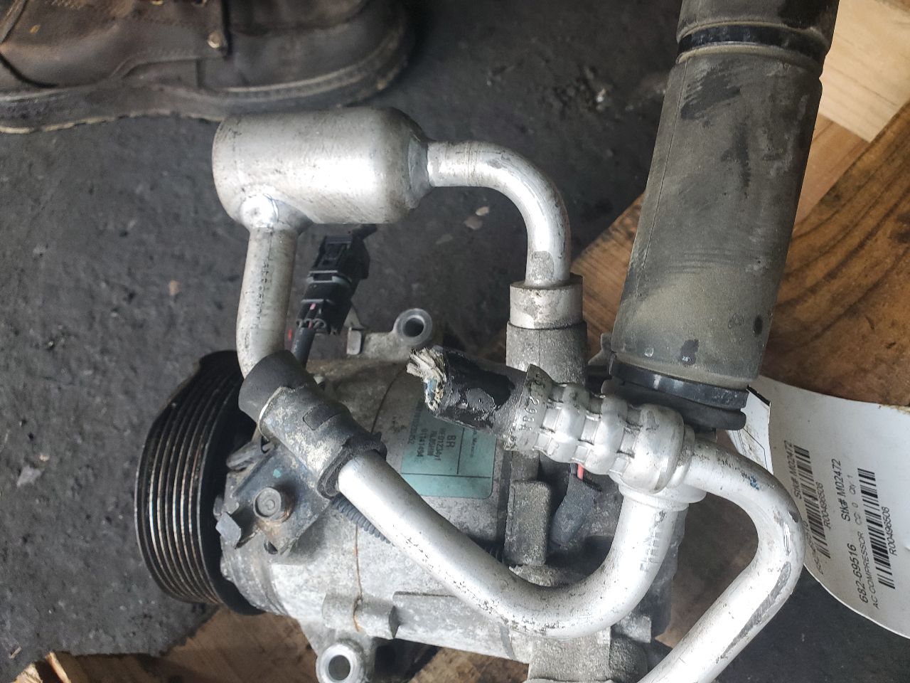 2016 HONDA CIVIC AC COMPRESSOR - 496508 — photo 5