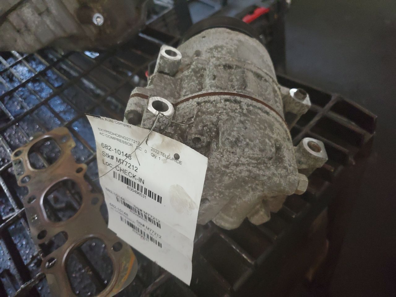 2022 KIA TELLURIDE AC COMPRESSOR - 496531 — photo 5