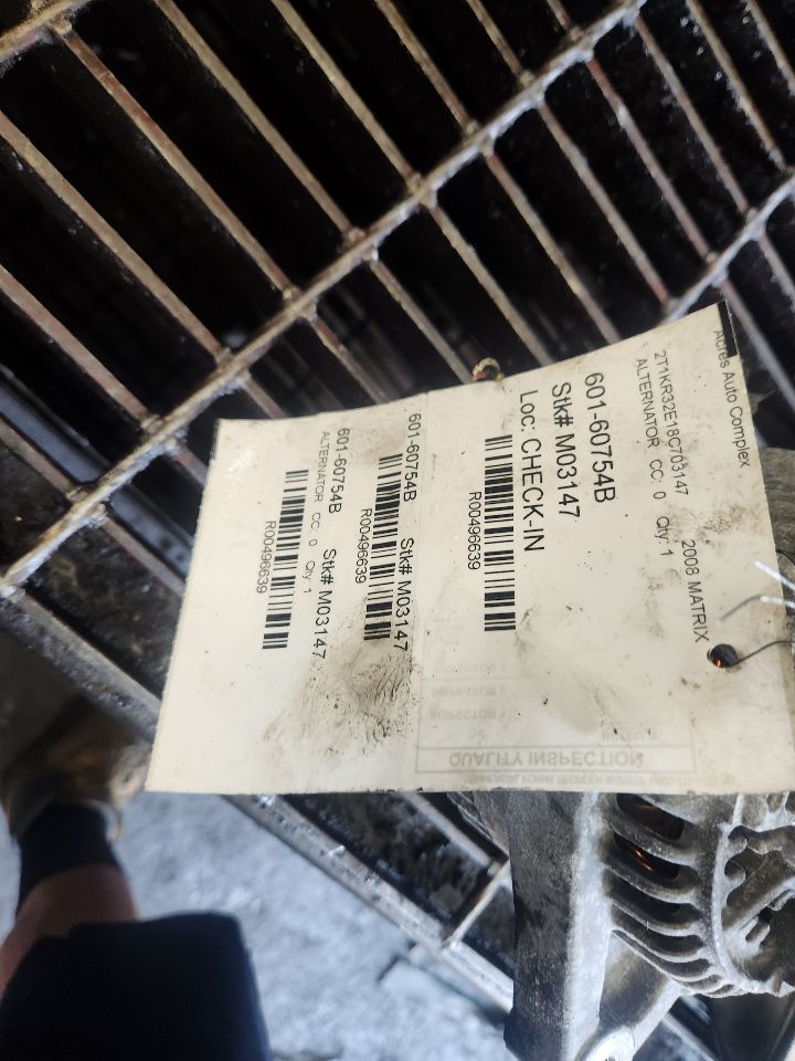 2008 TOYOTA MATRIX ALTERNATOR - 496639 — photo 5