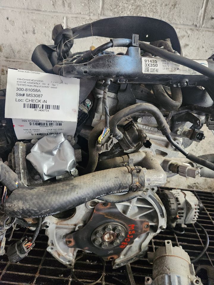 2014 HYUNDAI ELANTRA ENGINE ASSEMBLY - 496754