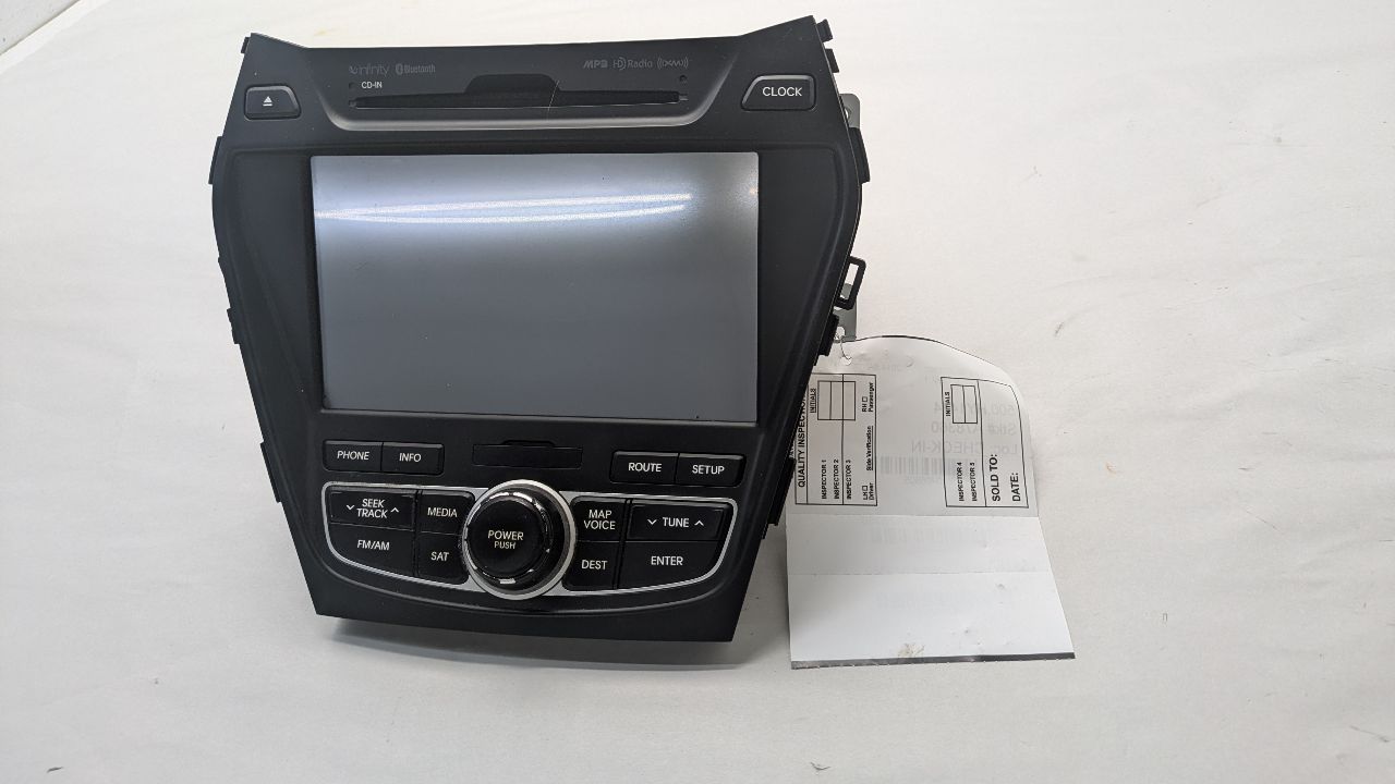 2014 HYUNDAI SANTA FE 6cyl Gasoline 3.3 Radio Audio - 496805