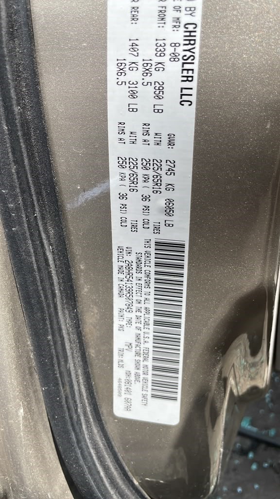 2009 CHRYSLER TOWN & COUNTRY Anti-lock Brake Pts - 498122