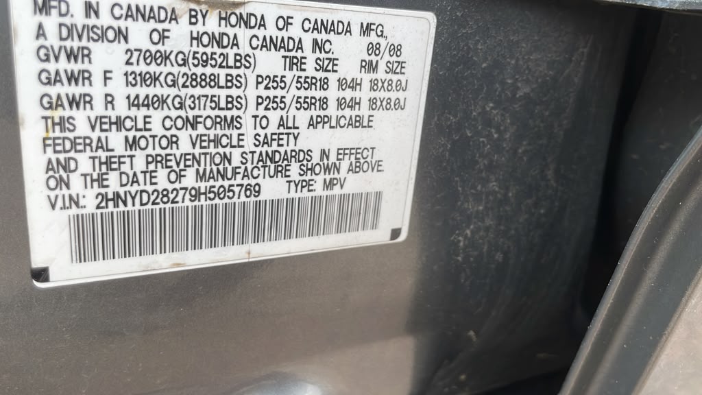 2009 ACURA MDX BUMPER ASSY, FRONT - 498594 — photo 1