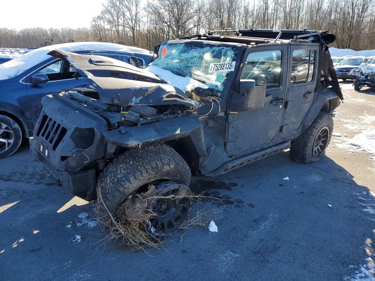 2014 JEEP WRANGLER Axle Assy, Fr (4WD) - 498693