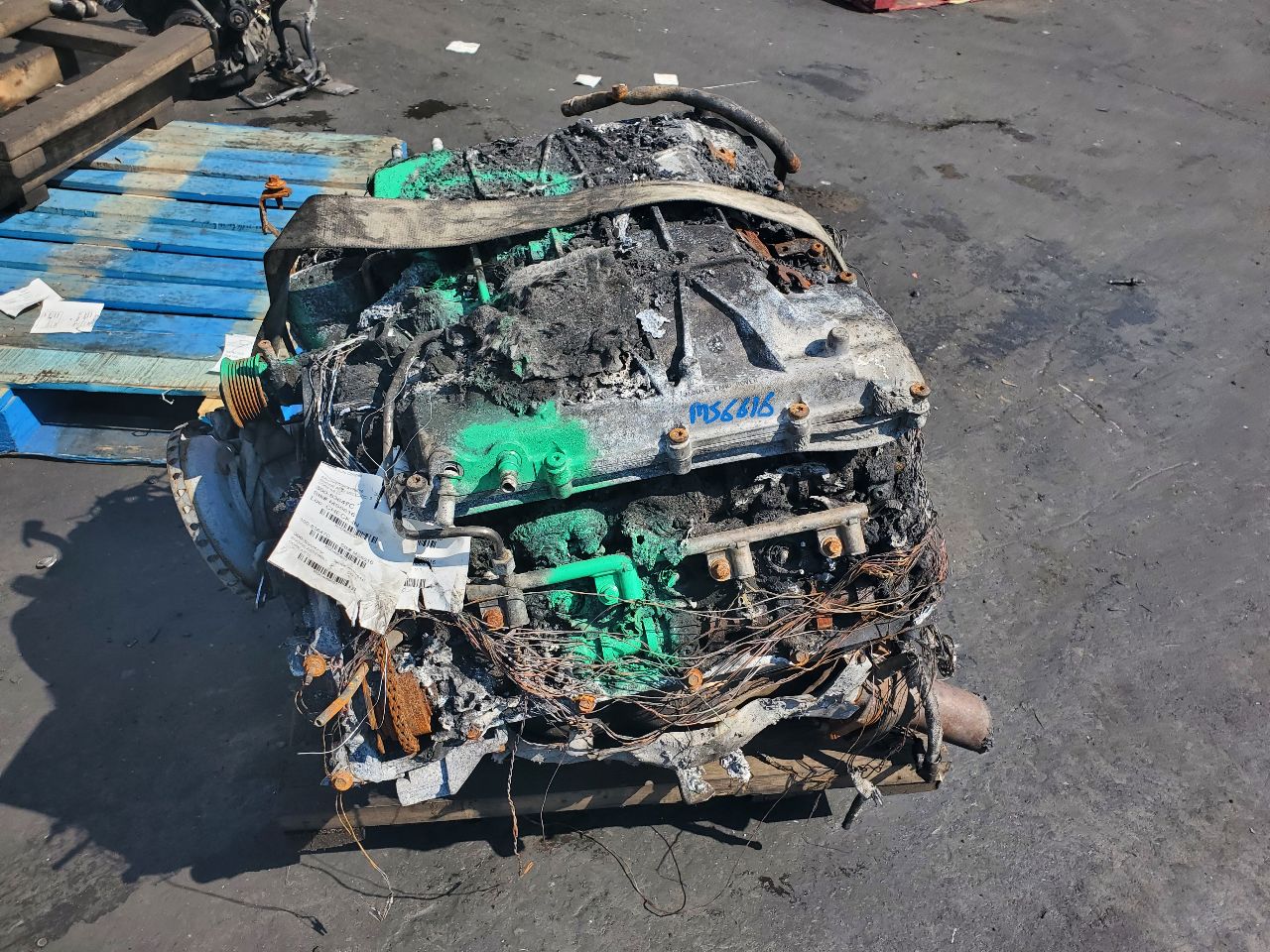 2014 LAND ROVER RANGE ROVER ENGINE ASSEMBLY - 498891 — photo 1