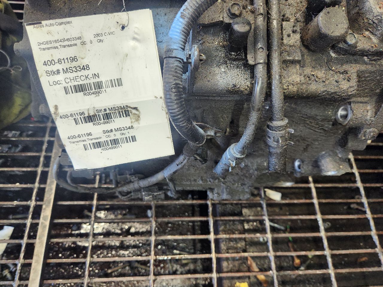 2003 HONDA CIVIC Transmiss,Transaxle - 499011 — photo 2