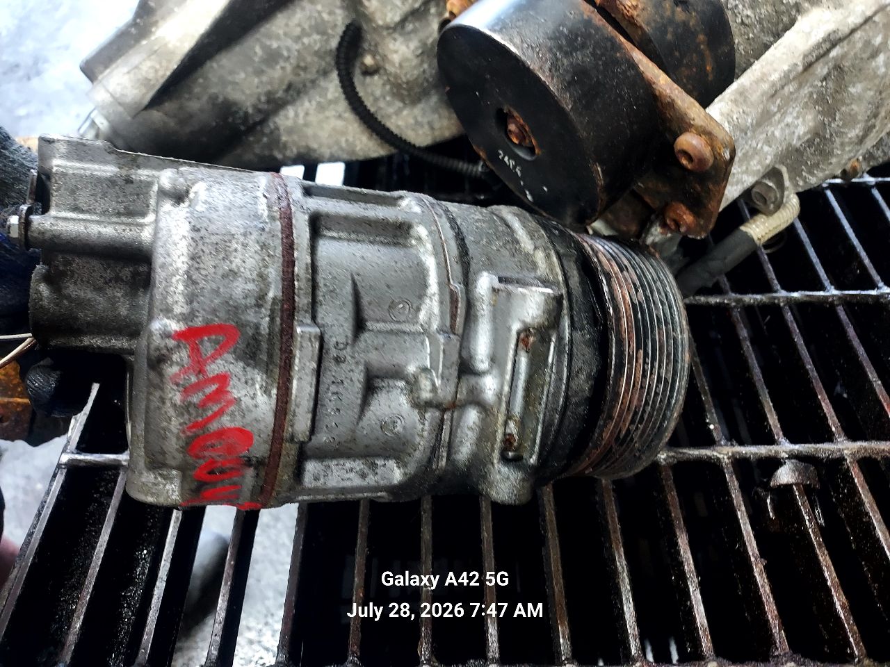 2012 BMW X5 AC COMPRESSOR - 499026 — photo 4