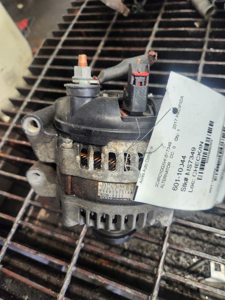 2017 CHRYSLER PACIFICA 6cyl Gasoline 3.6 ALTERNATOR - 499263