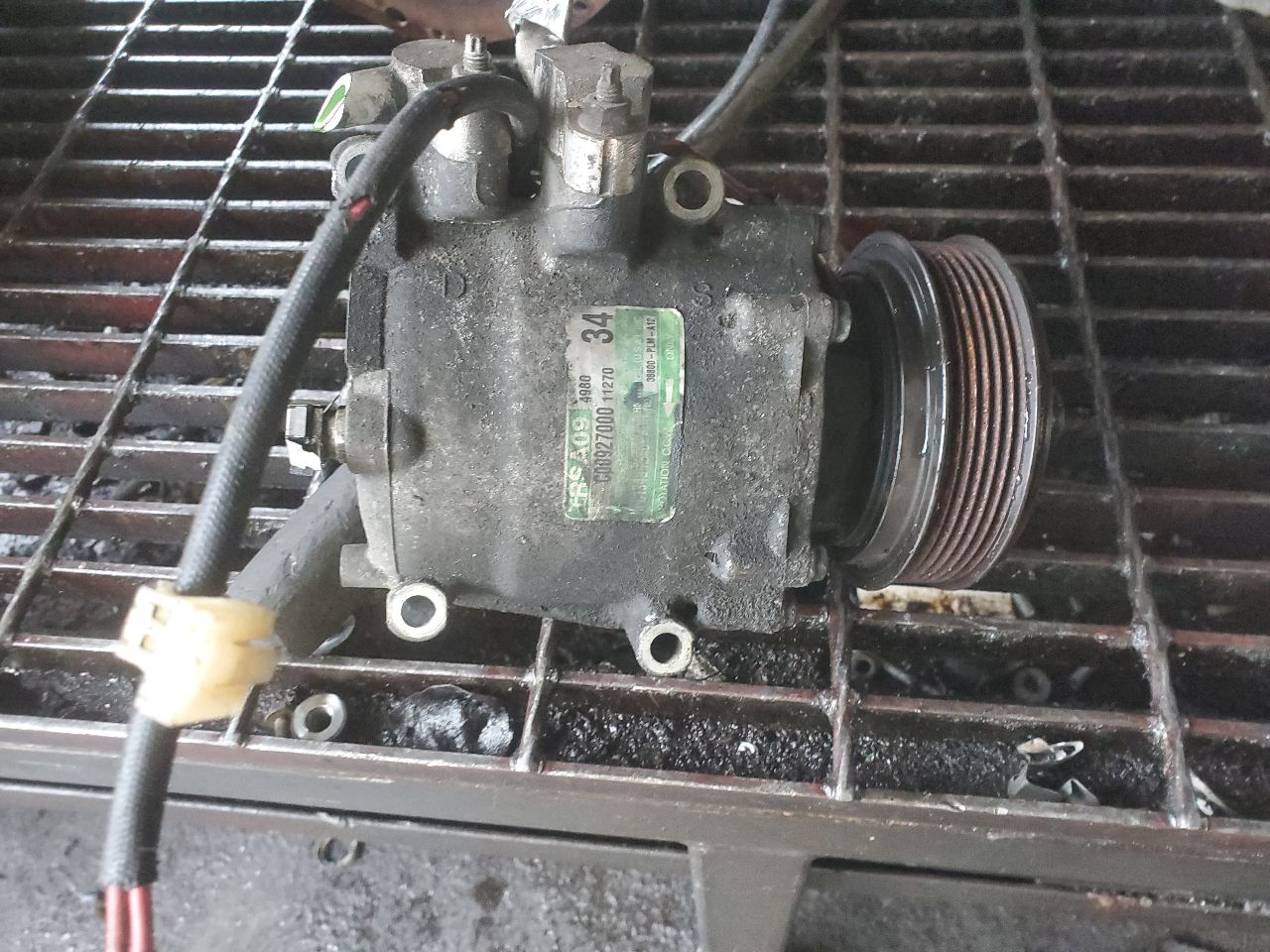 2003 HONDA CIVIC AC COMPRESSOR - 499295 — photo 5