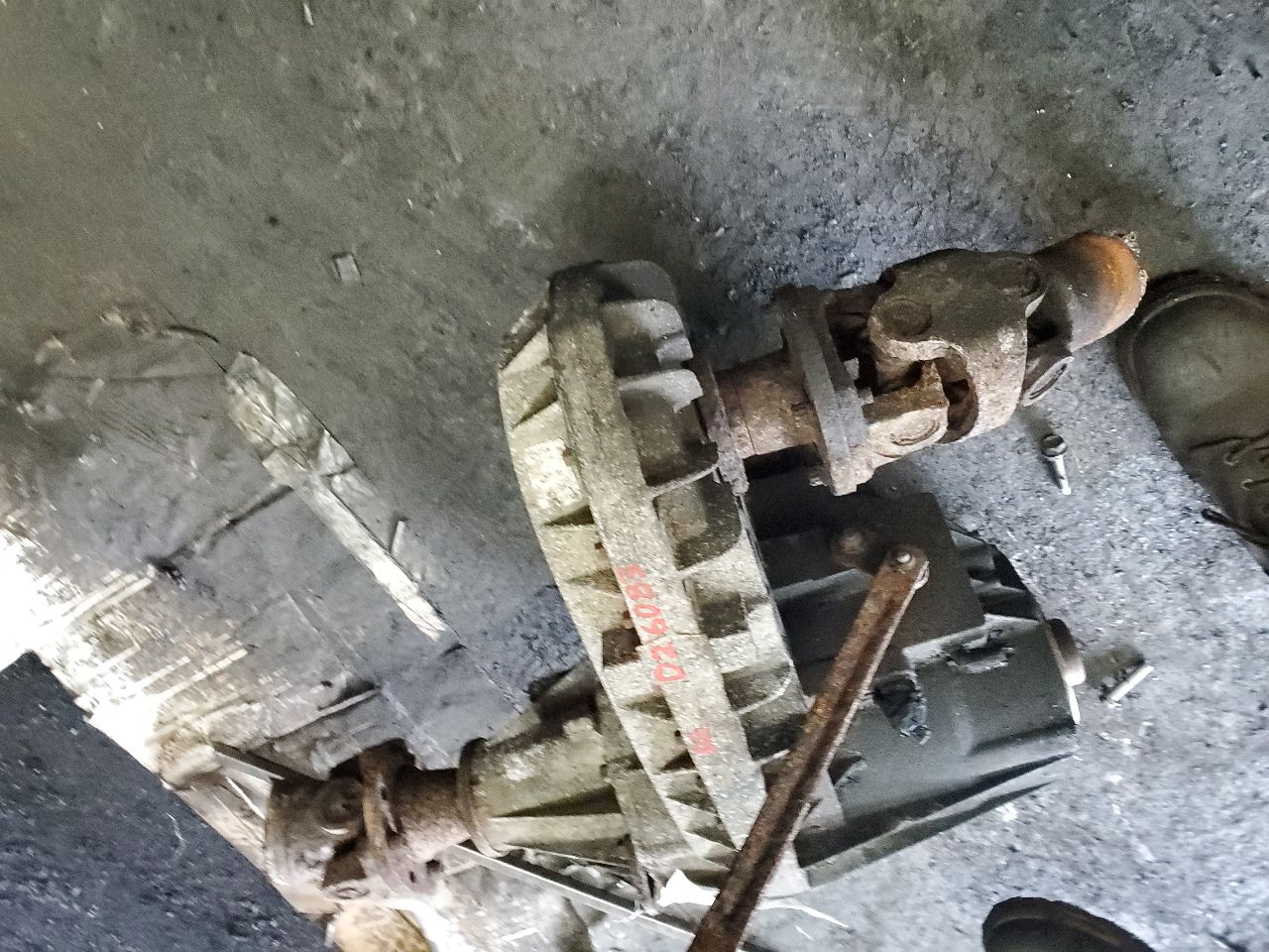 2010 FORD F350SD PICKUP 8cyl Diesel Turbo 6.4 TRANSFER CASE ASSY - 499305 — photo 5