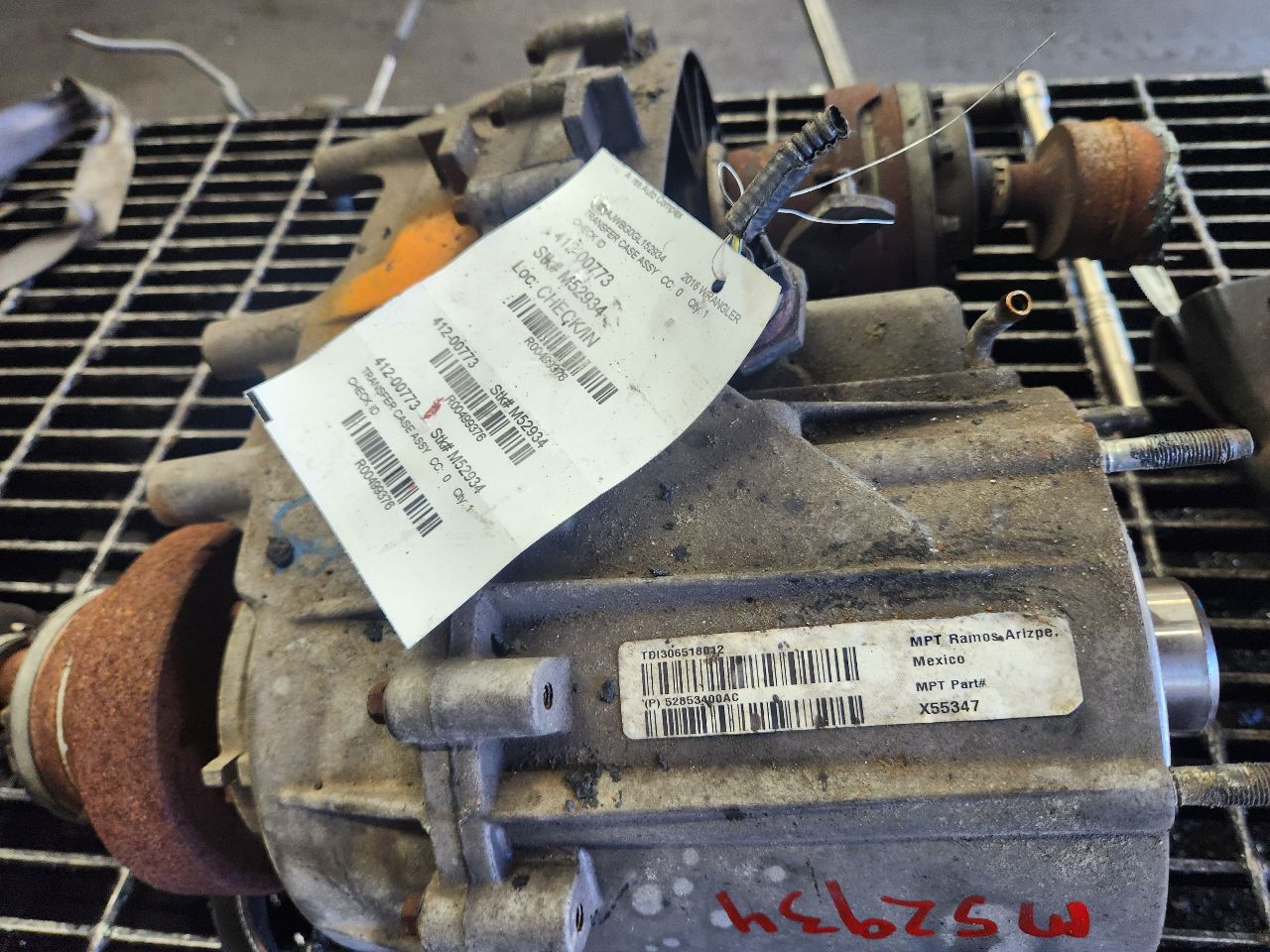 2016 JEEP WRANGLER TRANSFER CASE ASSY - 499376 — photo 6