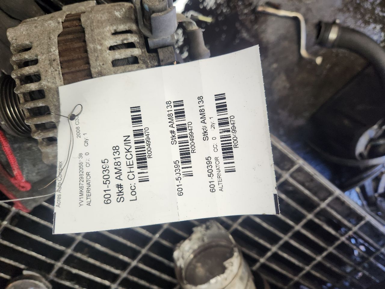 2008 VOLVO 30 SERIES ALTERNATOR - 499470 — photo 6