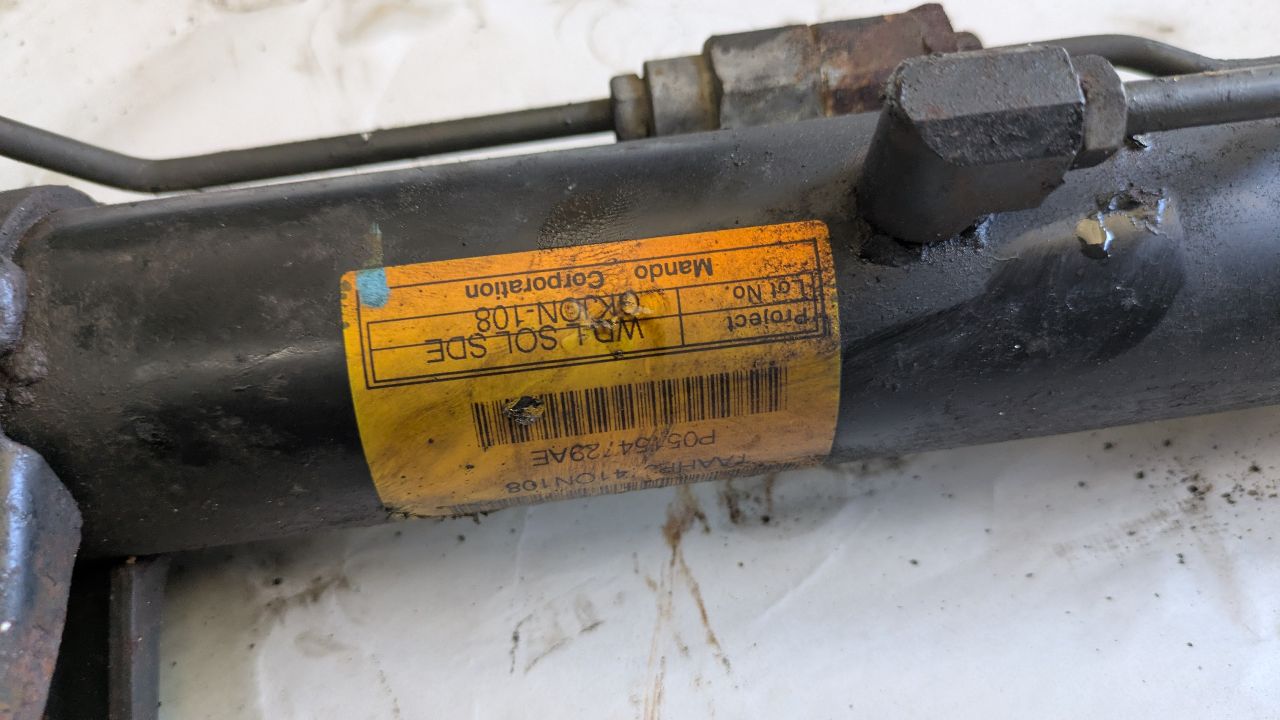 2012 DODGE DURANGO STEERING GEAR RACK - 501135 — photo 2