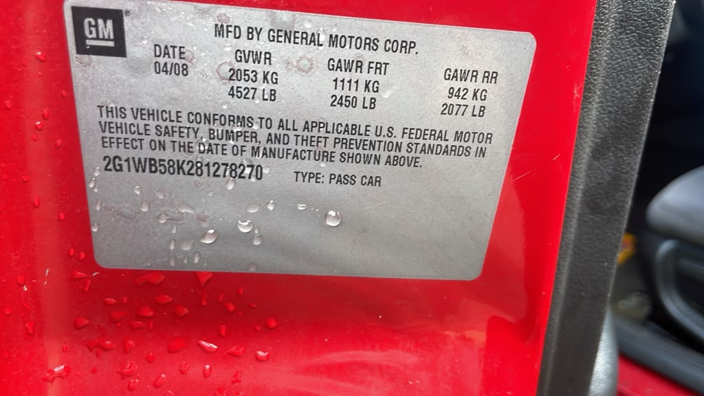 2008 CHEVROLET IMPALA AC COMPRESSOR - 501883 — photo 8