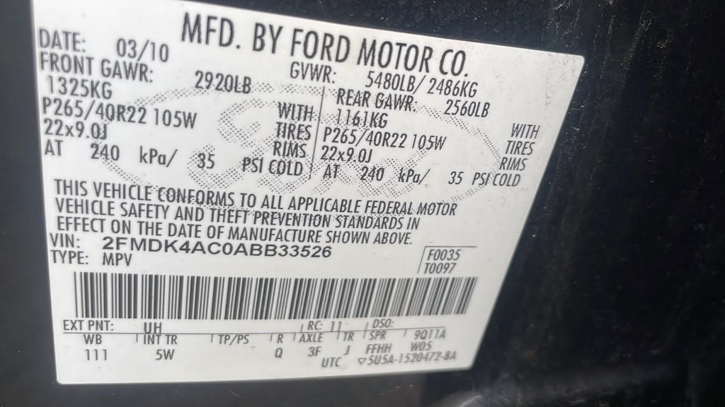 2010 FORD EDGE TRANSFER CASE ASSY - 502248 — photo 2
