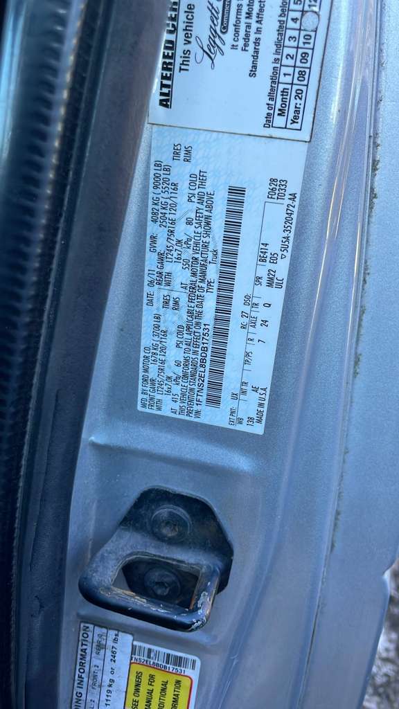 2011 FORD E250 VAN 5.4L 8cyl Gasoline ENGINE ASSEMBLY - 504276 — photo 7