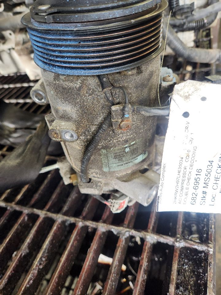 2020 HONDA CR-V AC COMPRESSOR - 504865 — photo 4