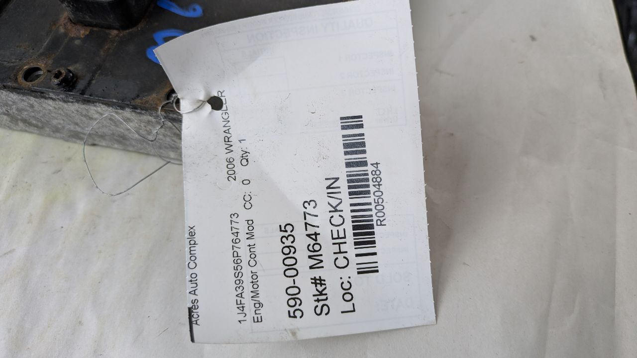 2006 JEEP WRANGLER Eng/Motor Cont Mod - 504884
