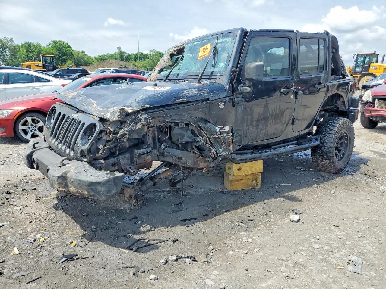 2008 JEEP WRANGLER AXLE ASSEMBLY, RR - 506313