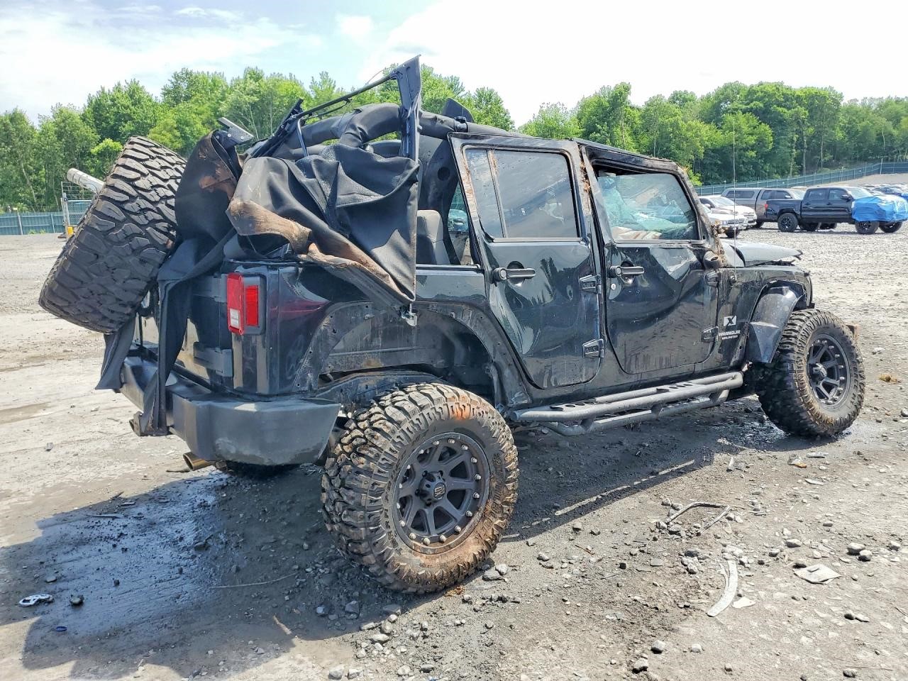 2008 JEEP WRANGLER AXLE ASSEMBLY, RR - 506313 — photo 3
