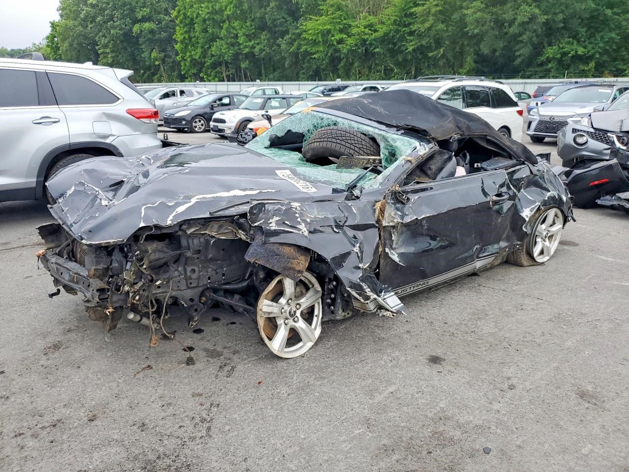 2015 FORD MUSTANG ENGINE ASSEMBLY - 508327