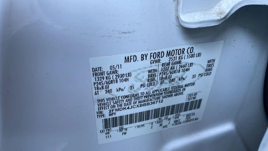 2011 FORD EDGE TRANSFER CASE ASSY - 509656 — photo 4