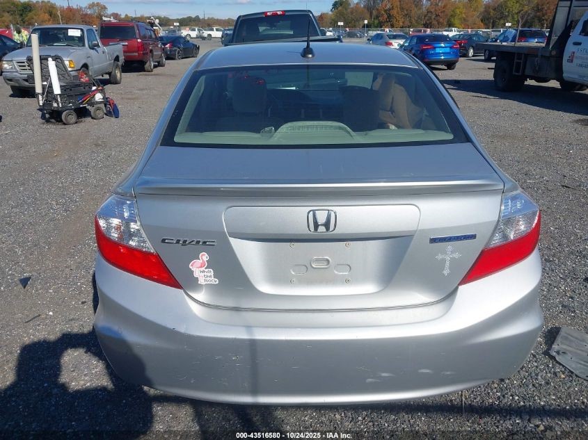 2012 HONDA CIVIC 4cyl Electric 1.5 Conv/Invert/Charger - 509753 — photo 5