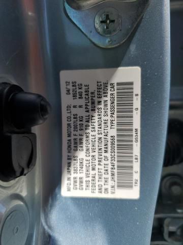 2012 HONDA CIVIC 4cyl Electric 1.5 Conv/Invert/Charger - 509754