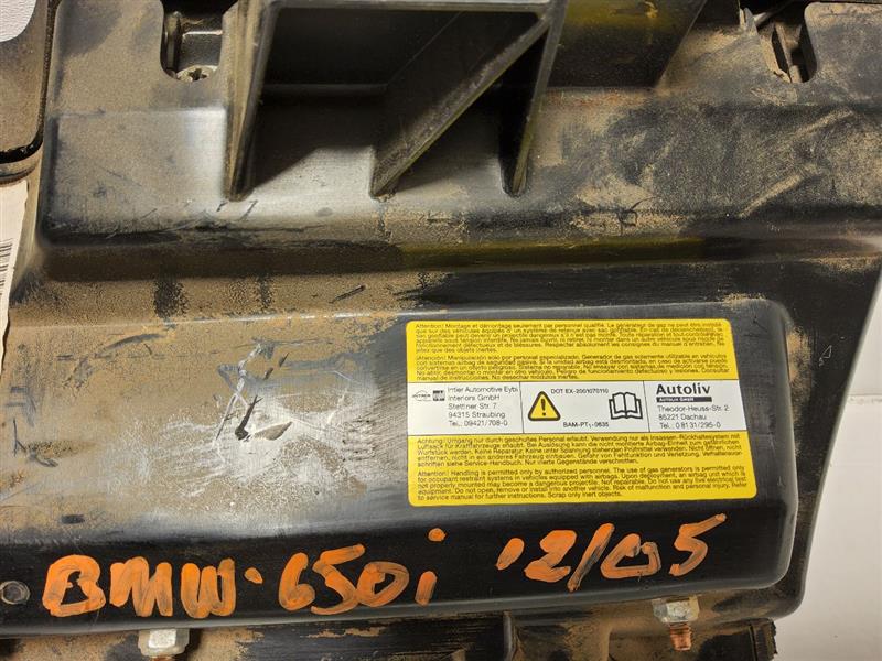 2006 BMW 650i Left AIR BAG - 898 — photo 7