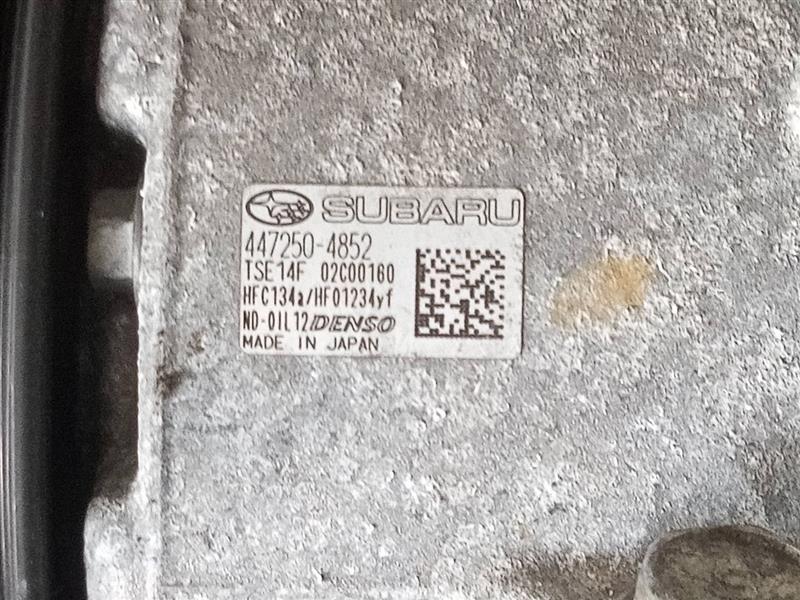 2020 SUBARU LEGACY AC COMPRESSOR - 92804 — photo 4