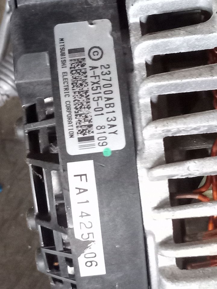 2020 SUBARU LEGACY ALTERNATOR - 92813 — photo 4