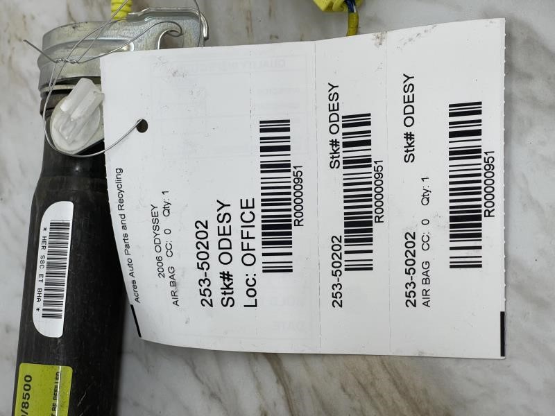 2006 HONDA ODYSSEY AIR BAG - 951 — photo 2