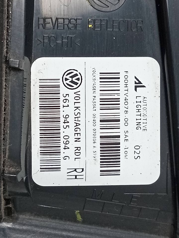 2017 VOLKSWAGEN PASSAT Left TAIL LAMP - 99513 — photo 4